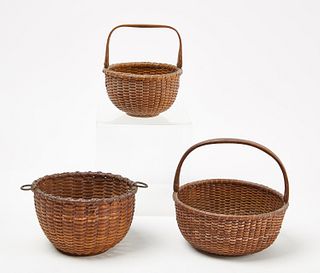 Three Nantucket Baskets
