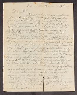 40 Civil War Letters Thomas B. Alston 2nd NJ .