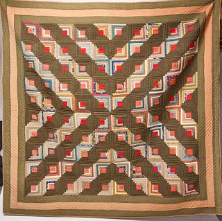 Squares and Flowers Quilt