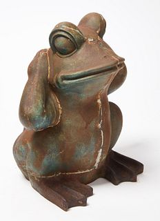 Oversized Cast Iron Frog