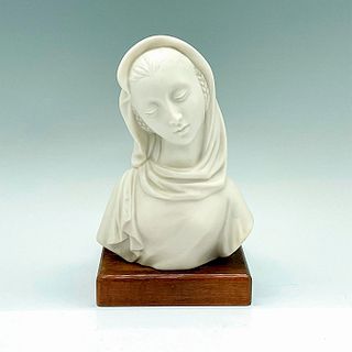 Cybis Small Porcelain Bust, Madonna with Veil