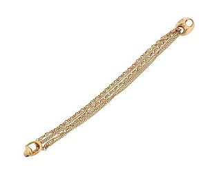Gucci 18k Gold Chain Bracelet