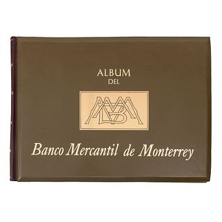 Álbum del Banco Mercantil de Monterrey. México, ca. 1900. 18 Fotografías, 18.5 x 24 cm.