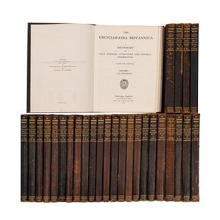 Encyclopædia Britannica. Cambridge, England: University Press, 1910 - 1911.  11th Edition. Piezas: 28.