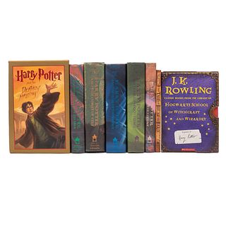 J.K. Rowling. Colección de Libros de Harry Potter.  Arthur A. Levine Books. Scholastic. 1998-2008. Piezas: 9.