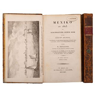 Beulloch, M. Mexiko in 1823, of Beschrijving Eener Reis Door Nieuw-Spanje... Delt, 1825. Tomos I - II. pzs 2.