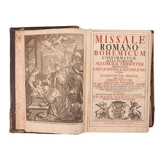 Missale Romano - Bohemicum Conformatum: justa decretum SS. Concilii Tridentini restitutum, S. Pii V. Pontificis Maximi.  1735.