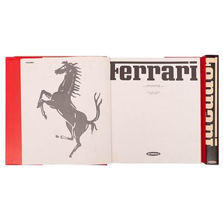 Costantino, Augusto (Editor) - Orsini, Luigi. Ferrari: Catalogue Raisonné 1946 - 1983. Milano: Automobilia, 1981. Pzs 2
