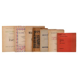 Colección de Siete Obras de Literatura. México, Segunda mitad del siglo XX. Lugones, Leopoldo. Las Montañas del Oro / Garfia...