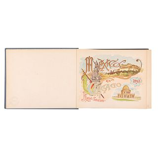Caballero, Manuel. México en Chicago 1893. Chicago: Knigth, Leonard & Co., 1893. Portada en color. Ilustrado.