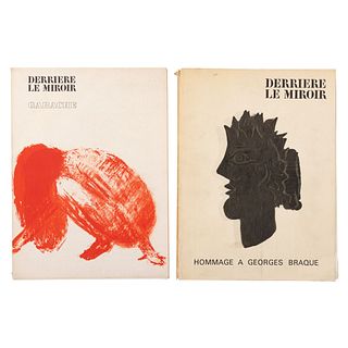 Derriere le Miroir. Hommage a Georges Braque / Garache.  a) Derriere le Miroir. Hommage Georges Braque. Paris...