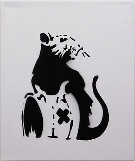 Dismaland Style Art, After Banksy:  Toxic Rat