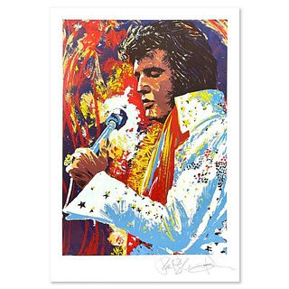 Paul Blaine Henrie (1932-1999), "Elvis" Limited Edition Serigraph, Numbered and Hand Signed and Letter of Authenticity
