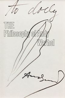 Andy Warhol - "The Philosophy of Andy Warhol" Original