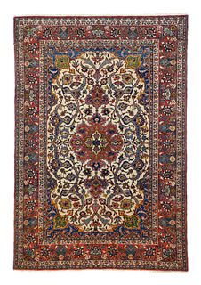 Extremely Fine Isfahan Rug 4'10'' x 7'2'' (1.47 x 2.18 M)