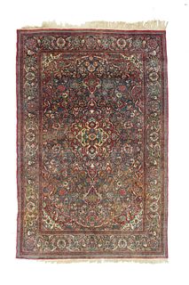 Persian Kashan Rug 4' x 6' (1.22 x 1.83 M)