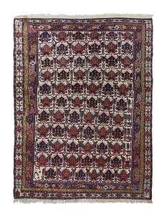 Antique Afshar Rug 4'11" x 6'6" (1.50 x 1.98 M)