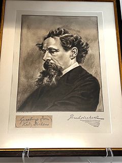 Signed  Lord Dickens Print