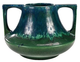 Arts and Crafts Handled Pottery Vase