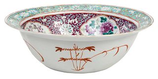 Large Chinese Export Porcelain Bowl