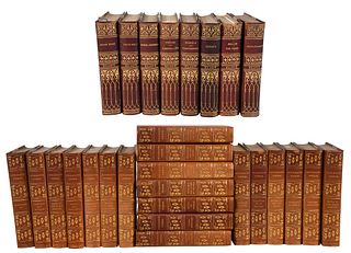 28 Volumes, Two Leatherbound Literature Sets