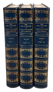 Three Volumes, The Life and Voyages of Christopher Columbus