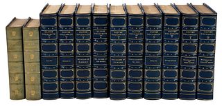 12 Volumes, Two Leatherbound Literature Sets