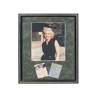 Vintage Marilyn Monroe Color Photo With Lloyd's Holograph Ca