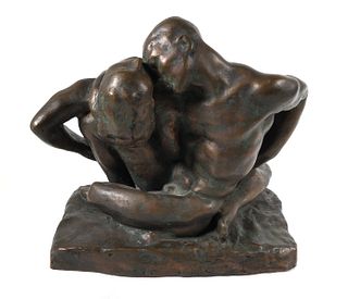 Josef THORAK Bronze Sculpture Young Lovers