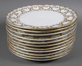 LIBERACE ESTATE: 11 Rococo Relief Plates
