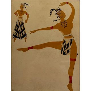 Myer Signed 20th C. Dancing Figures