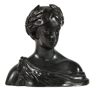 Bronze Classical Portrait Bust