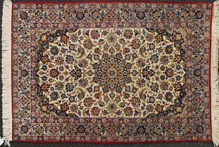 Nain Silk Wool Persian Carpet Wall Hanging