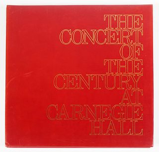 1976 Limited Edition Album Concert Carnegie Hall