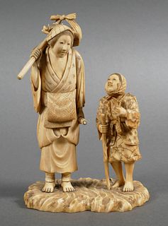 19th C. Japanese Meiji Period Okimono