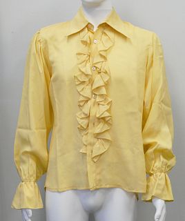 LIBERACE Ruffled Tuxedo Shirt, 1960s