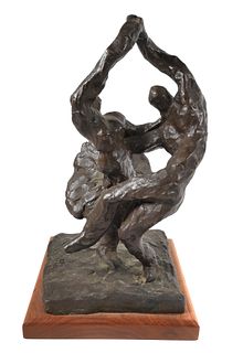 Harry JACKSON Bronze Dancers Sculpture