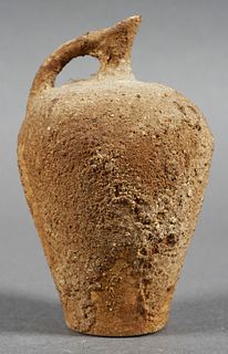 Ancient Stoneware or Terra Cotta Ewer