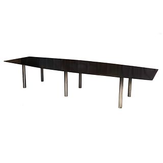 Florence Knoll Boat Shaped Conference Table 
