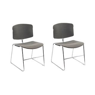 (2) Steelcase Max Stacker III Chairs