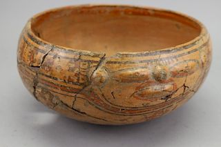 Pre Columbian Terracotta Bowl (as is)