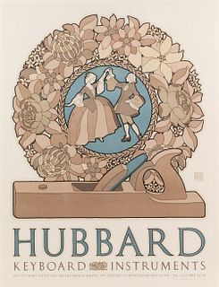 David Lance Goines 'Hubbard' Limited Lithograph