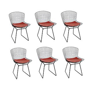 (6) Vintage Knoll Bertoia Side Chairs 