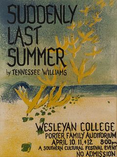 Joel Plum Wesleyan College Theatre Poster