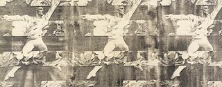 Bill Green 'Flower Dancer' Screen Print on Canvas