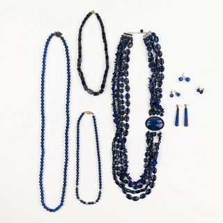 (8) Grouping of Lapis Lazuli and other Jewelry