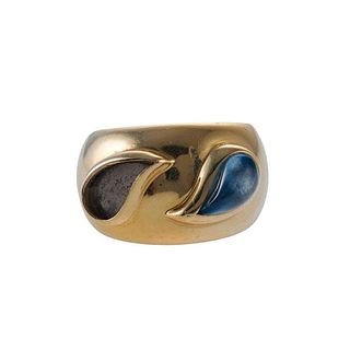Chopard 18k Gold Topaz Ring