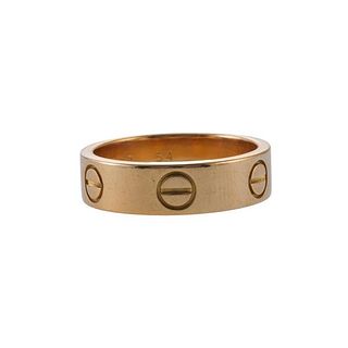 Cartier Love 18K Gold Band Ring Size 54
