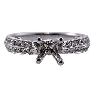 Verragio 18k Gold Diamond Engagement Ring Setting