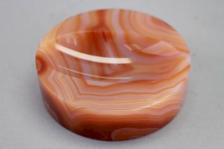 Carved Agate Desk Accoutrement